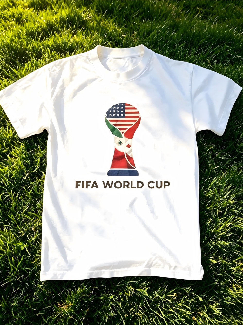 American flag design for the US World Cup white Women Men T-shirt unisex